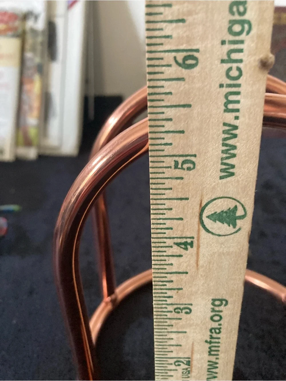 Copper Napkin Ring Holder - Home Dining Heavy Mail organizer